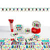 189 Pc. 30th Birthday Burst Party Tableware Kit for 24 Guests Image 1