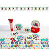 189 Pc. 40th Birthday Burst Party Tableware Kit for 24 Guests Image 1
