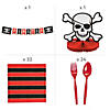 189 Pc. Pirate Party Tableware Kit for 24 Guests Image 2