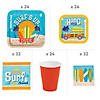 189 Pc. Surf&#8217;s Up Party Tableware Kit for 24 Guests Image 1