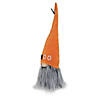 19.75" Orange and Gray "Boo" Standing Halloween Gnome Image 3