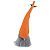 19.75" Orange and Gray "Boo" Standing Halloween Gnome Image 4