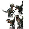 19" Jurassic World 3: Dominion&#8482; Baby Blue, Charlie, Delta, Echo Cardboard Cutout Stand-Ups - 4 Pc. Image 1