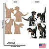 19" Jurassic World 3: Dominion&#8482; Baby Blue, Charlie, Delta, Echo Cardboard Cutout Stand-Ups - 4 Pc. Image 1