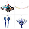 190 Pc. Police Party Deluxe Tableware Kit for 24 Guests Image 2