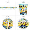 191 Pc. Minions&#8482; Disposable Tableware Kit for 24 Guests Image 2