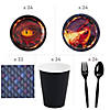 192 Pc. Dragon Party Disposable Tableware Kit for 24 Guests Image 1