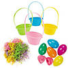 192 Pc. Mini Easter Baskets with Mini Easter Eggs Kit for 36 Image 1