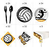 196 Pc. Volleyball Party Ultimate Tableware Kit for 24 Guests Image 1