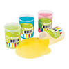 2 1/2" Assorted Color Glow-in-the-Dark Slime in Plastic Containers - 12 Pc. Image 1