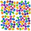 2 1/2" Bulk 432 Pc. Bright White Polka Dot Plastic Easter Eggs Image 1
