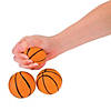 2 1/2" Realistic Basketball Orange Foam Stress Balls - 12 Pc. Image 1