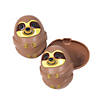 2 1/2" Sloth Plastic Easter Eggs - 12 Pc. Image 1