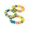 2 1/2" Stretchable Multicolored Hard Candy Bracelets - 48 Pc. Image 1