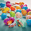 2 1/4" Bright Printed Candy-Filled Plastic Easter Eggs - 24 Pc. Image 3