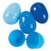 2 1/4"  Bulk 144 Pc. Blue Plastic Easter Eggs Image 1