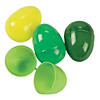 2 1/4"  Bulk 144 Pc. Green Plastic Easter Eggs Image 1