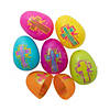 2 1/4" Bulk 72 Pc. Bright Religious Plastic Easter Eggs Image 1
