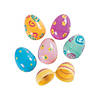 2 1/4" Bulk 72 Pc. Pastel Printed Plastic Easter Eggs Image 1