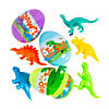 2 1/4" Faith Dinosaur Toy-Filled Plastic Easter Eggs - 12 Pc. Image 1