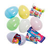 2 1/4" Pastel Candy-Filled Plastic Easter Eggs - 24 Pc. Image 1