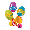 2 1/4" Religious Phrases Bouncing Ball-Filled Plastic Easter Eggs - 24 Pc. Image 1