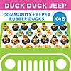 2" - 2 1/2" Bulk  48 Pc. Community Helper Vinyl Rubber Ducks Assortment Image 1