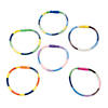 2 3/4" Diam. Clear Plastic Sand Art Bracelets Craft Supplies - 24 Pc. Image 1
