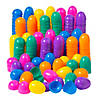 2" Bulk 144 Pc. Colorful Bright Plastic Easter Eggs Image 1