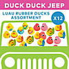 2" Bulk 48 Pc. Luau Party Vinyl Rubber Ducks Assortment Image 3