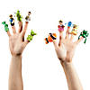2" Bulk 50 Pc. Mini Multicolored Vinyl Finger Puppet Assortment Image 1