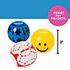 2" Everyday Fun Patterned Plastic Fidget Spinner Balls - 12 Pc. Image 2