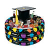 2 Ft. x 27" Graduation Inflatable Black Vinyl Drink Cooler with Cap Centerpiece Image 1