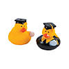2" Graduation Yellow Novelty Rubber Ducks - 12 Pc. Image 3
