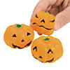 2" Mini Orange Jack-O&#8217;-Lantern Squeeze Foam Stress Toys - 24 Pc. Image 3