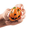 2" Mini Orange Jack-O&#8217;-Lantern Squeeze Foam Stress Toys - 24 Pc. Image 4