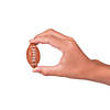 2" Mini Rubber Brown Footballs With White Laces Design - 12 Pc. Image 1