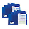 2-Pkt Heavyweight Portfolio Folder Blue Image 1