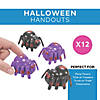 2" x 1 1/2" Mini Halloween Black & Purple Plastic Spider Pull-Back Toys - 12 Pc. Image 3