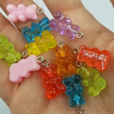20 Assorted Gummy Bear Charms Image 1