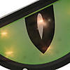 20" Lighted Green Eyes Halloween Window Silhouette Decoration Image 3