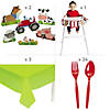 200 Pc. Farm Party 1st Birthday Disposable Tableware Kit for 24 Guests Image 2