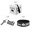 2024 Graduation Party White Favor Boxes with Black Tassel & Favors Kit for 24 Image 1