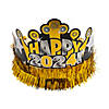 2024 New Year&#8217;s Eve Crowns - 12 Pc. Image 1