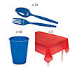 203 Pc. Beach Bum Party Tableware Kit for 24 Guests Image 2