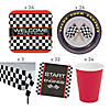 207 Pc. Race Car Party Tableware Kit for 24 Guests Image 1