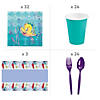 212 Pc. Disney&#8217;s The Little Mermaid&#8482; Tableware Kit for 24 Guests Image 2