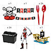 215 Pc. Pirate Party Ultimate Tableware Kit for 24 Guests Image 2