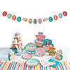 216 Pc. Eat Cake Ultimate Disposable Tableware Kit for 24 Guests Image 1
