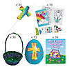 216 Pc. He Lives Religious Easter Basket Kit for 36 Image 1